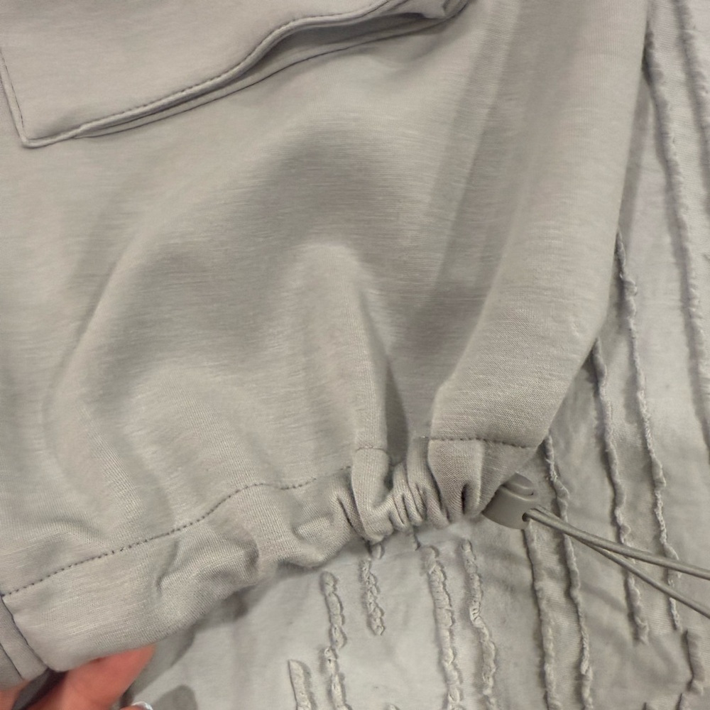 Yogalicious Light Gray Utility Jacket XS EUC - Picture 9 of 16